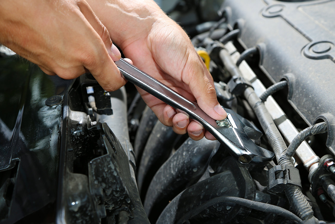 Repairing a car